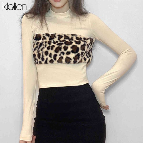 t shirt fashion leopard patchwork female long sleeve t shirt new simple casual slim soft cotton wild basic crop women, White
t shirt fashion leopard patchwork female long sleeve t shirt new simple casual slim soft cotton wild basic crop women, White
