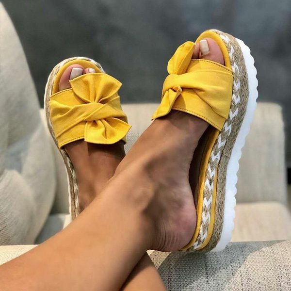 summer women sandals bow woven straw platform light shoes fashion espadrilles slippers plus size 43, Black
summer women sandals bow woven straw platform light shoes fashion espadrilles slippers plus size 43, Black