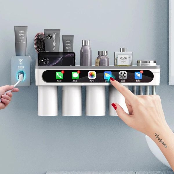 bathroom accessories sets toothbrush holder toothpaste squeezer dispenser storage makeup cleanser box case household items bath accessory se
bathroom accessories sets toothbrush holder toothpaste squeezer dispenser storage makeup cleanser box case household items bath accessory se