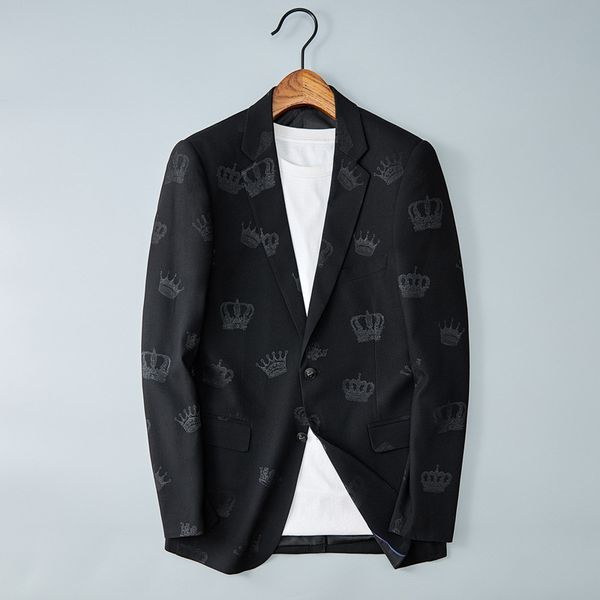 fashion suits autumn 2021 small men's casual flat lapel coat city, White;black
fashion suits autumn 2021 small men's casual flat lapel coat city, White;black