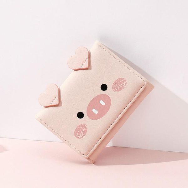 cute cartoon pig designer wallet pu leather women purse ladies trifold wallets female small money purses, Red;black
cute cartoon pig designer wallet pu leather women purse ladies trifold wallets female small money purses, Red;black