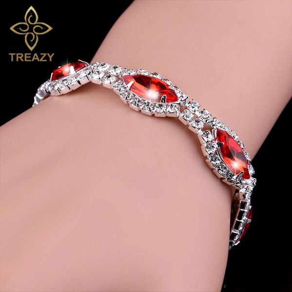 charming crystal bracelets & bangles for women 4 colors marquis shape bridal femme wedding jewelry accessories link, chain, Black
charming crystal bracelets & bangles for women 4 colors marquis shape bridal femme wedding jewelry accessories link, chain, Black