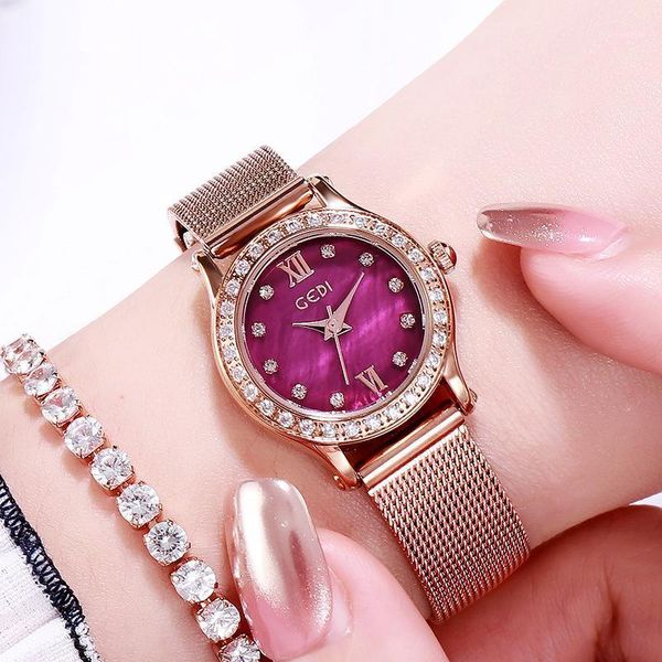 wristwatches korean hipster students belt watch fashion temperament diamond waterproof ladies quartz gold women's top, Slivery;brown
wristwatches korean hipster students belt watch fashion temperament diamond waterproof ladies quartz gold women's top, Slivery;brown