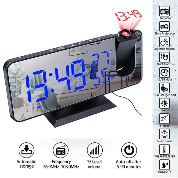 other clocks & accessories 7.5 inch lcd display digital alarm clock radio snooze backlight temperature humidity electronic watch time projec
other clocks & accessories 7.5 inch lcd display digital alarm clock radio snooze backlight temperature humidity electronic watch time projec