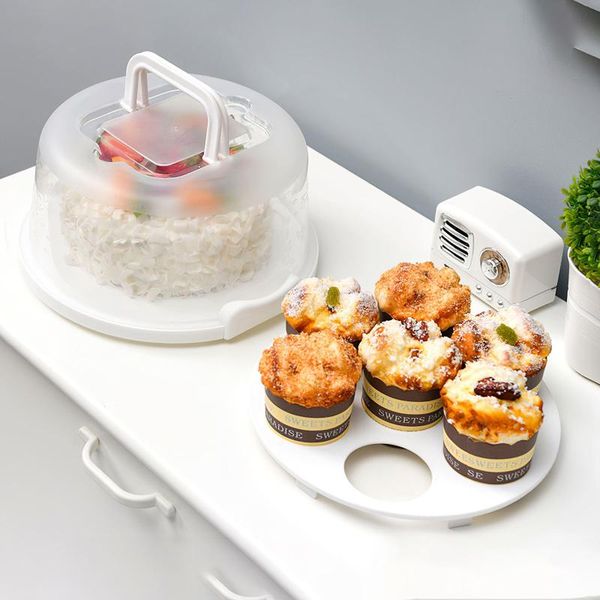 storage bottles & jars 26*22.5*13.5cm plastic round cake container dessert cover case cupcake carrier server box tray kitchen tool 
storage bottles & jars 26*22.5*13.5cm plastic round cake container dessert cover case cupcake carrier server box tray kitchen tool