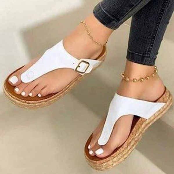 women platform flip flops slippers 2021 woman casual buckle wedges summer ladies beach shoes female slides plus size 43, Black
women platform flip flops slippers 2021 woman casual buckle wedges summer ladies beach shoes female slides plus size 43, Black