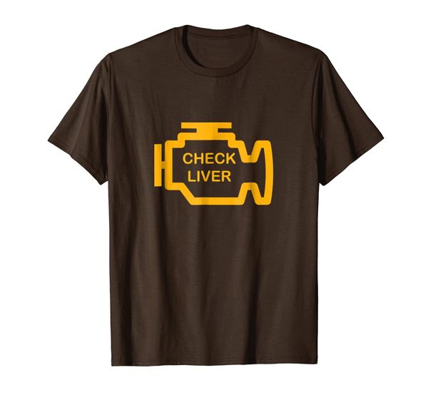 check liver funny drinking shirt, White;black
check liver funny drinking shirt, White;black