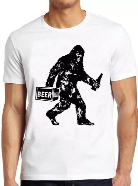 bigfoot funny beer drinking vintage sasquatch gift retro cool tee t shirt 4041, White;black
bigfoot funny beer drinking vintage sasquatch gift retro cool tee t shirt 4041, White;black