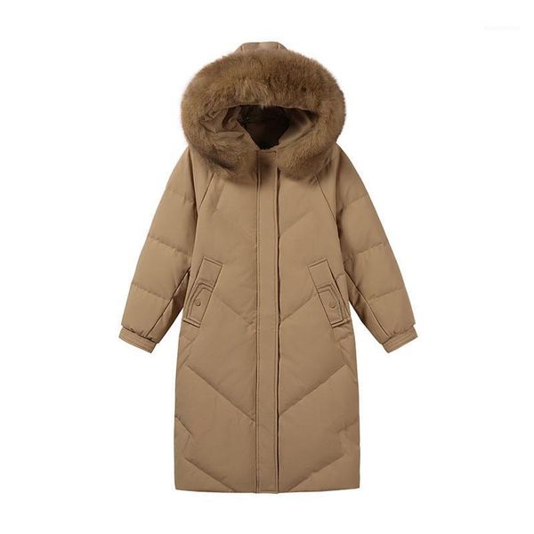 women's down & parkas solid color women coat 2021 fashion jacket winter white duck hooded big fur collar nbh274, Black
women's down & parkas solid color women coat 2021 fashion jacket winter white duck hooded big fur collar nbh274, Black