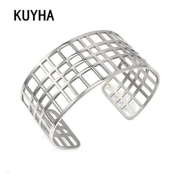 trendy lover cuff bracelet bangles for woman men gold/rose gold/silver color stainless steel open big male female bracelet q0717, Black
trendy lover cuff bracelet bangles for woman men gold/rose gold/silver color stainless steel open big male female bracelet q0717, Black