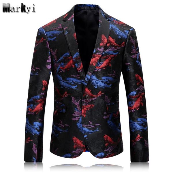men's suits & blazers markyi 3d-print fish men suit casual 2021 long sleeve blazer designs plus size 4xl coat &suit, White;black
men's suits & blazers markyi 3d-print fish men suit casual 2021 long sleeve blazer designs plus size 4xl coat &suit, White;black