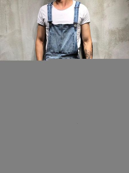men's jeans fashion men's suspender denim jumpsuit ripped jeans, pants and fashionable work clothes, Blue
men's jeans fashion men's suspender denim jumpsuit ripped jeans, pants and fashionable work clothes, Blue
