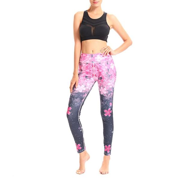 women's leggings 2021 fitness women fashion cherry blossoms print mid wasit elastic push up ankle length polyester, Black
women's leggings 2021 fitness women fashion cherry blossoms print mid wasit elastic push up ankle length polyester, Black