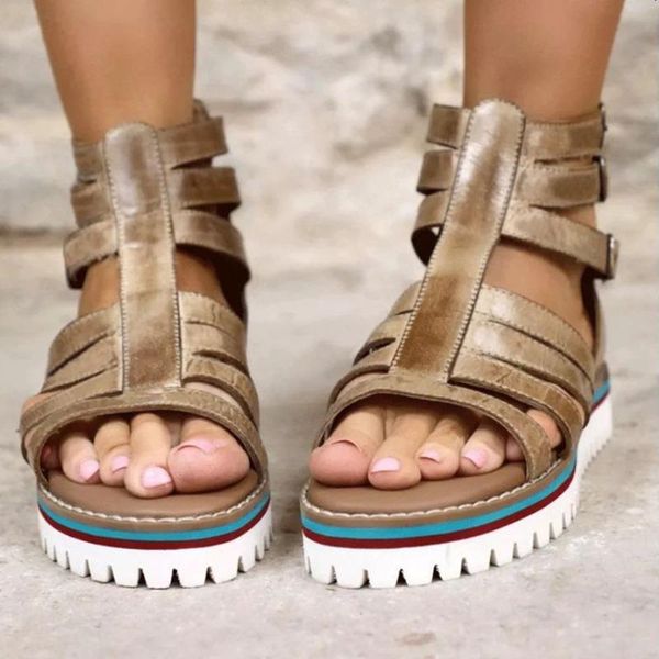 sandals 2021 women thick bottom shoes open toe female back strap casual platform lady beach sandalias big size 43, Black
sandals 2021 women thick bottom shoes open toe female back strap casual platform lady beach sandalias big size 43, Black