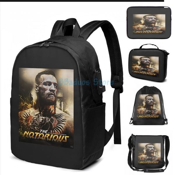 funny graphic print connor-mcgregor(15) usb charge backpack men school bags women bag travel laptop
funny graphic print connor-mcgregor(15) usb charge backpack men school bags women bag travel laptop