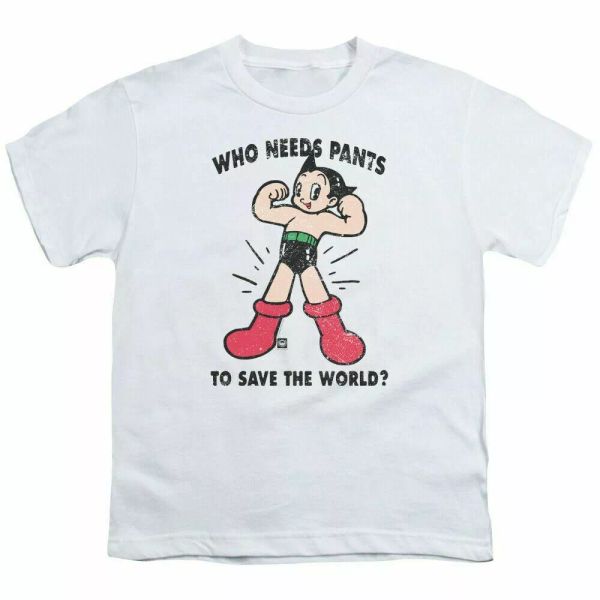 Astro Boy Who Needs Pants Kids Youth T Shirt Licensed Cartoon Movie Tee White, White;black
Astro Boy Who Needs Pants Kids Youth T Shirt Licensed Cartoon Movie Tee White, White;black
