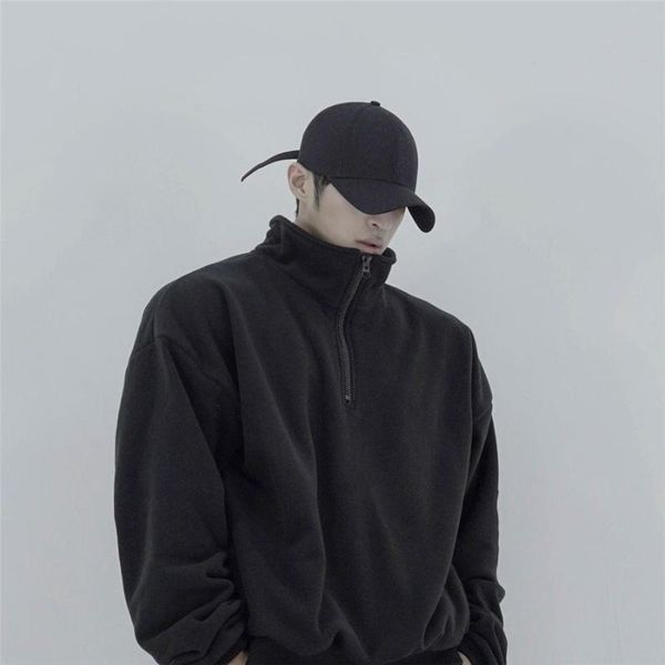 men's hoodies & sweatshirts 2021 men fall/winter polar fleece sports sweatshirt collar loose embroidery shoulder fitness high street sp, Black
men's hoodies & sweatshirts 2021 men fall/winter polar fleece sports sweatshirt collar loose embroidery shoulder fitness high street sp, Black