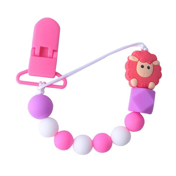 pacifiers# baby pacifier clip chain cute sheep silicone beads teething clips for chew toys
pacifiers# baby pacifier clip chain cute sheep silicone beads teething clips for chew toys