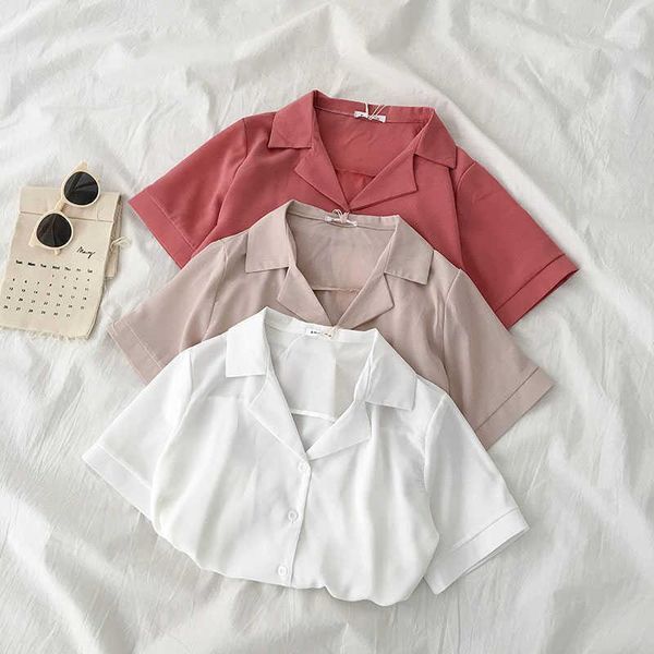 women's blouses & shirts ins chiffon shirt summer 2021 korean large size fat mm niche design sense suit collar short sleeve fashion, White
women's blouses & shirts ins chiffon shirt summer 2021 korean large size fat mm niche design sense suit collar short sleeve fashion, White