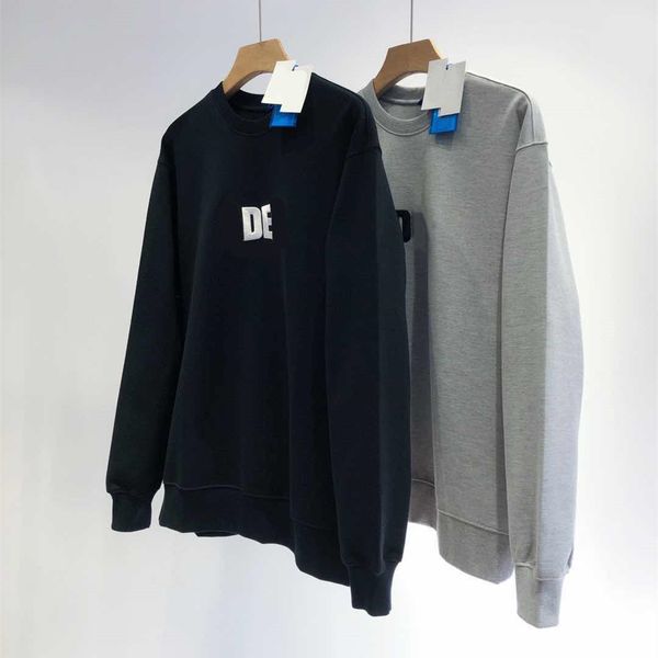 design clothing large terry embroidered sweater round neck simple pullover long sleeve lovers loose autumn qingdao, Black
design clothing large terry embroidered sweater round neck simple pullover long sleeve lovers loose autumn qingdao, Black