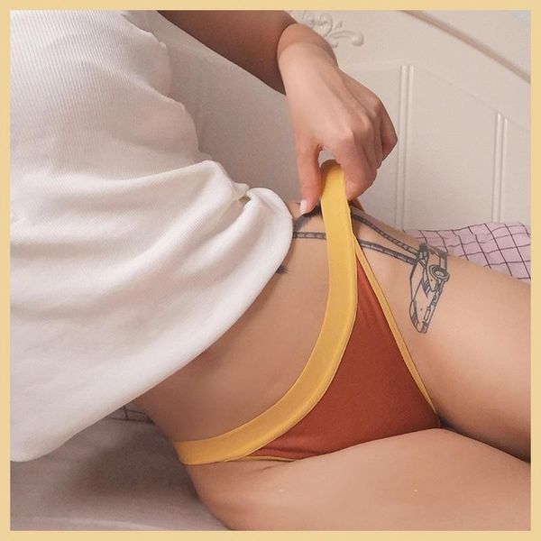 women's panties contrasting color high-fork seamless underwear ladies pure cotton mid-waist student girl bag hip wide-brimmed briefs, Black;pink
women's panties contrasting color high-fork seamless underwear ladies pure cotton mid-waist student girl bag hip wide-brimmed briefs, Black;pink