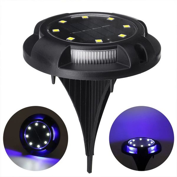 solar powered 12led buried light under ground lawn lamp outdoor path way garden decking decor - white+blue
solar powered 12led buried light under ground lawn lamp outdoor path way garden decking decor - white+blue