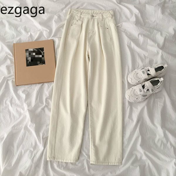 ezgaga women jeans fashion autumn high waist loose wide leg denim pants stretch pockets solid long trouser joggers streetwear 210430, Blue
ezgaga women jeans fashion autumn high waist loose wide leg denim pants stretch pockets solid long trouser joggers streetwear 210430, Blue