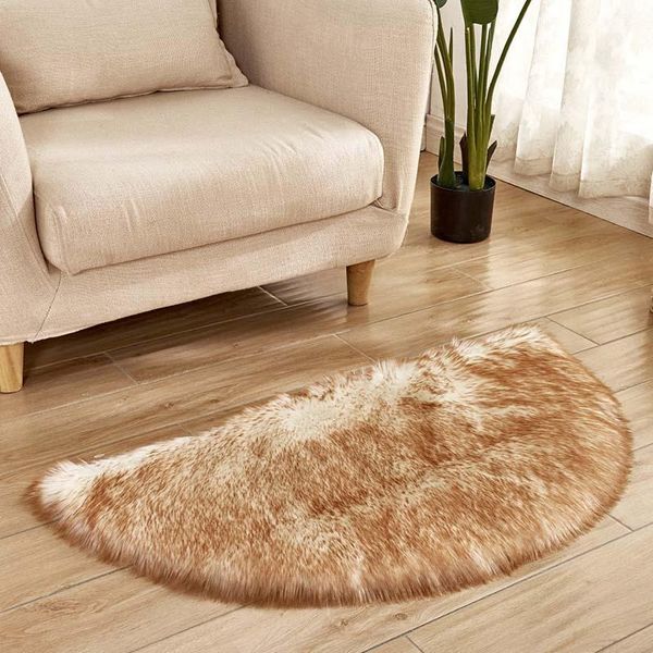 carpets half round chair table fur rugs silky plush kitchen carpet foot rug for study room alfombra 45*90cm
carpets half round chair table fur rugs silky plush kitchen carpet foot rug for study room alfombra 45*90cm