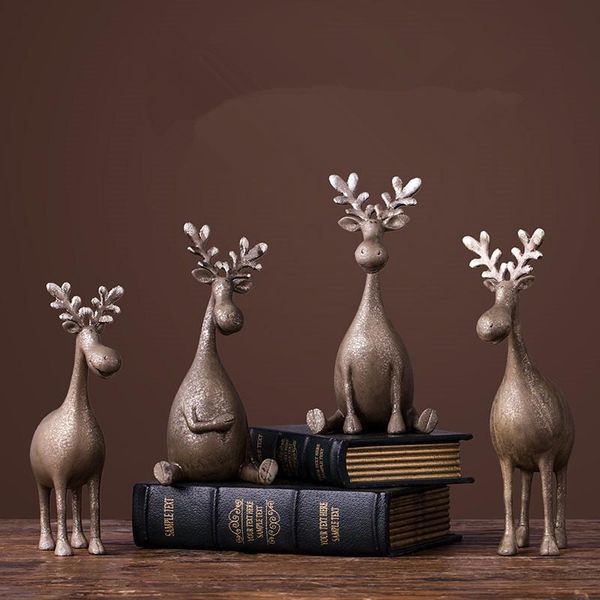 decorative objects & figurines resin statue home decoration accessories modern deer desk christmas decorations
decorative objects & figurines resin statue home decoration accessories modern deer desk christmas decorations