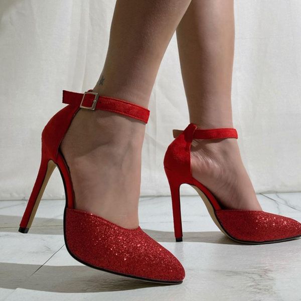 dress shoes 2021 red high heels women stilettos pumps wedding pointed toe italian shoe and bag set for party in, Black
dress shoes 2021 red high heels women stilettos pumps wedding pointed toe italian shoe and bag set for party in, Black