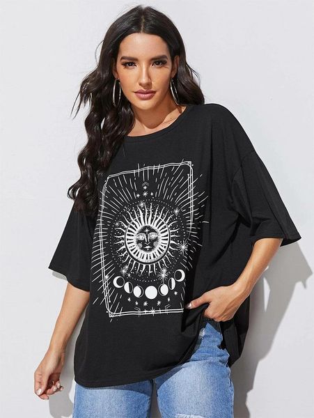 vintage oversize shirts for women short sleeve graphic t summer 2021 moon sun printing tee harajuku y2k women's t-shirt, White
vintage oversize shirts for women short sleeve graphic t summer 2021 moon sun printing tee harajuku y2k women's t-shirt, White