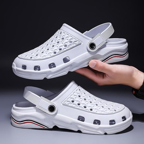 sandals for women men summer thick sole slipper clogs flip flops for men breathable beach shoes quick dry wading shoes, Black
sandals for women men summer thick sole slipper clogs flip flops for men breathable beach shoes quick dry wading shoes, Black