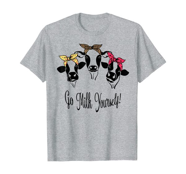 Funny Heifer T-Shirts - Vegan Go Milk Yourself, Mainly pictures
