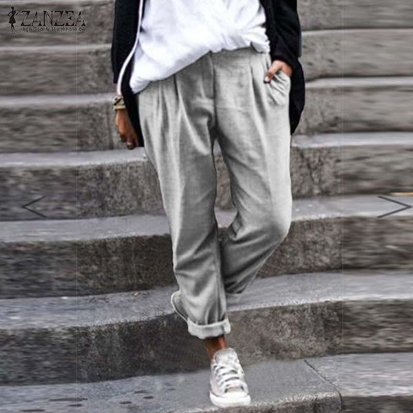 women's pants & capris zanzea 2021 summer harem women casual solid long trousers female loose pantalon fashion turnip palazzo pant, Black;white
women's pants & capris zanzea 2021 summer harem women casual solid long trousers female loose pantalon fashion turnip palazzo pant, Black;white