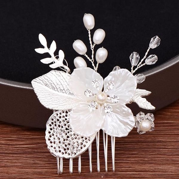 hair clips & barrettes silver color pearl flower leaf bride comb head ornaments handmade bridal tiara wedding accessories, Golden;silver
hair clips & barrettes silver color pearl flower leaf bride comb head ornaments handmade bridal tiara wedding accessories, Golden;silver