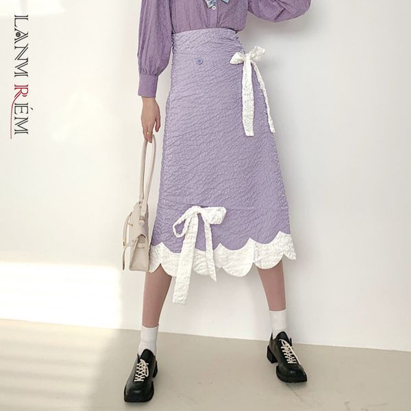 spring bow high waist color matching petal skirt chic purple streetwear slim for women 2a3002 210507, Black
spring bow high waist color matching petal skirt chic purple streetwear slim for women 2a3002 210507, Black
