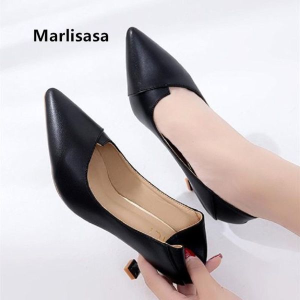 dress shoes marlisasa women cute black comfortable soft office pu leather high heel lady cool beige & pink heels tacones mujer f5497b
dress shoes marlisasa women cute black comfortable soft office pu leather high heel lady cool beige & pink heels tacones mujer f5497b