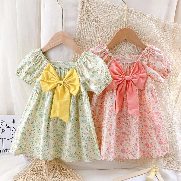 girl's dresses baby girl floral 2021 summer toddler short sleeve bow korean style cute a line dress kids clothes vestilds, Red;yellow
girl's dresses baby girl floral 2021 summer toddler short sleeve bow korean style cute a line dress kids clothes vestilds, Red;yellow