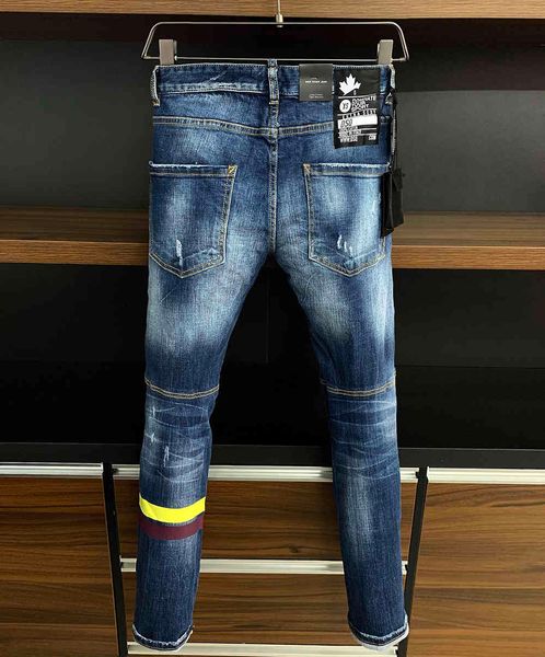 men's jeans brand mens luxury designer ny ripped cool guy causal hole denim fashion fit men washed pants 7814, Blue
men's jeans brand mens luxury designer ny ripped cool guy causal hole denim fashion fit men washed pants 7814, Blue