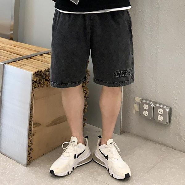 men's jeans fashion brand denim shorts casual versatile multi-style overalls with holes and multi- five-point pants, Blue
men's jeans fashion brand denim shorts casual versatile multi-style overalls with holes and multi- five-point pants, Blue