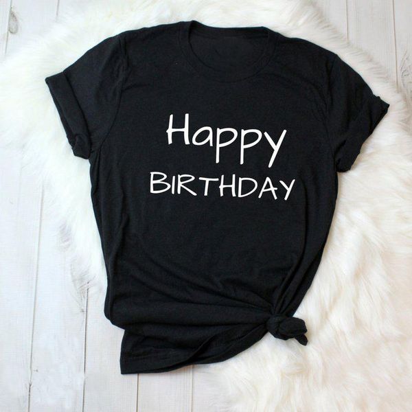 women's t-shirt happy birthday party shirts fashion cotton aesthetic women girl funny letter print casual o neck short sleeve tees, White
women's t-shirt happy birthday party shirts fashion cotton aesthetic women girl funny letter print casual o neck short sleeve tees, White