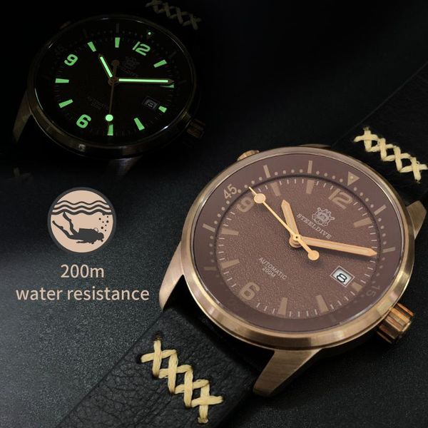 wristwatches steeldive 1949s bronze nh35 automatic mechanical dive watch 200m men sapphire crystal watches man diving, Slivery;brown
wristwatches steeldive 1949s bronze nh35 automatic mechanical dive watch 200m men sapphire crystal watches man diving, Slivery;brown