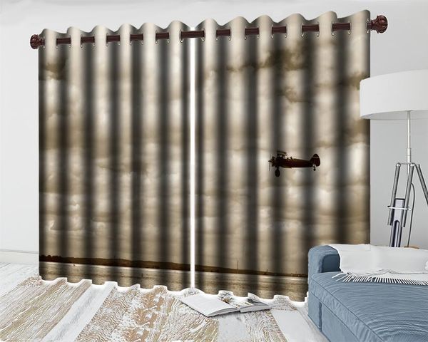 beautiful white cloud fighter curtain customized landscape window treatment drapes home decor &
beautiful white cloud fighter curtain customized landscape window treatment drapes home decor &