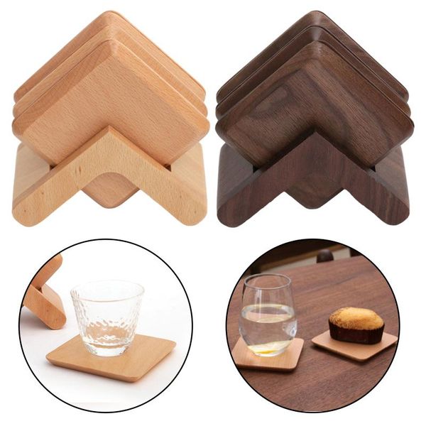 mats & pads natural wooden coasters with holder, set of 6,square ,9cm,for drinks, coffee, tea cup
mats & pads natural wooden coasters with holder, set of 6,square ,9cm,for drinks, coffee, tea cup