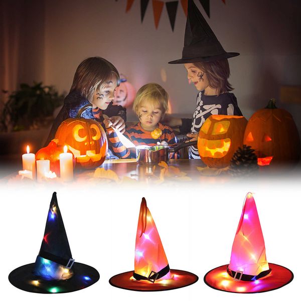 halloween led glowing witch for party costume cosplay props indoor outdoor ftival decoration luminous hanging hat pendants
halloween led glowing witch for party costume cosplay props indoor outdoor ftival decoration luminous hanging hat pendants
