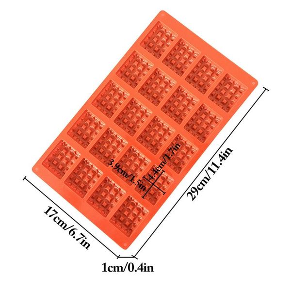 baking moulds 20-cavity grade silicone waffle mould kitchen environmental protection cake supplies not-sticky diy square mold
baking moulds 20-cavity grade silicone waffle mould kitchen environmental protection cake supplies not-sticky diy square mold