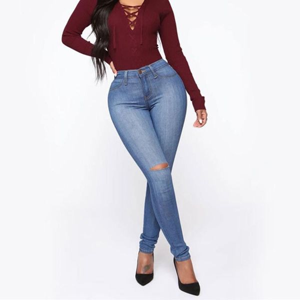 women casual jeans 2021 spring summer washed distressed holes stretch skinny solid denim pants ladies pencil women's, Blue
women casual jeans 2021 spring summer washed distressed holes stretch skinny solid denim pants ladies pencil women's, Blue