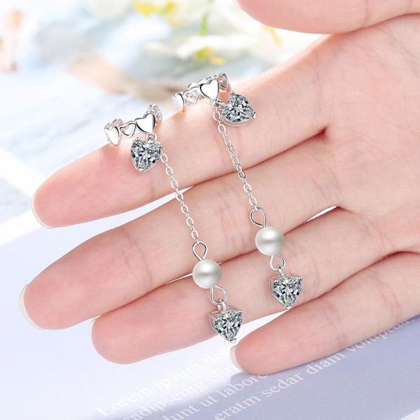 clip-on & screw back latest 925 sterling silver ear clip for women fashion party jewelry cute romantic zircon heart pearl long tassel girl e
clip-on & screw back latest 925 sterling silver ear clip for women fashion party jewelry cute romantic zircon heart pearl long tassel girl e