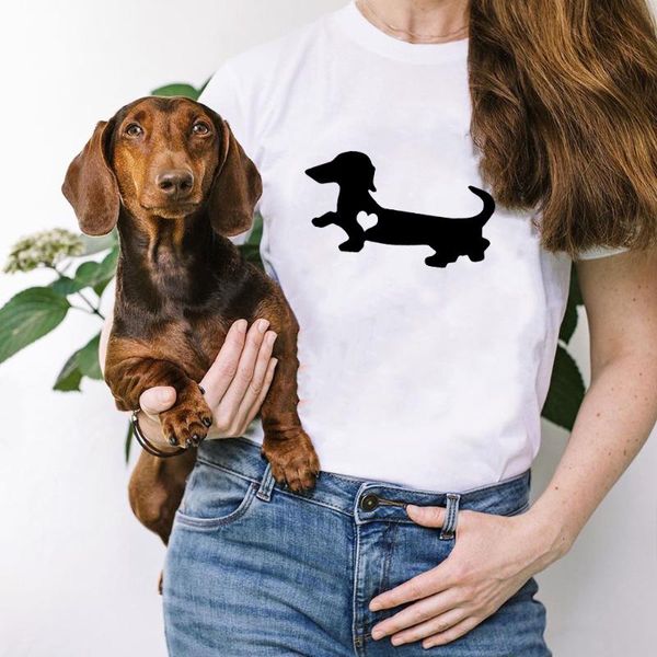 dachshund dog print harajuku women t-shirt mom life pet lover graphic t shirts female casual clothing tumblr hipster tees women's, White
dachshund dog print harajuku women t-shirt mom life pet lover graphic t shirts female casual clothing tumblr hipster tees women's, White