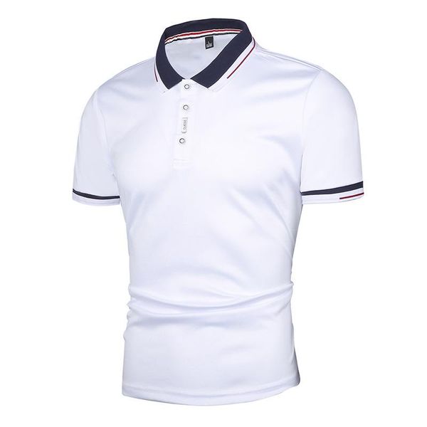 men's polo shirt short sleeve t-shirt advertising shirt leisure outdoor home fitness silk tees, White;black
men's polo shirt short sleeve t-shirt advertising shirt leisure outdoor home fitness silk tees, White;black